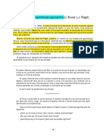 El Modelo Del Aprendizaje Cognoscitivo (J. Bruner y J. Piaget)