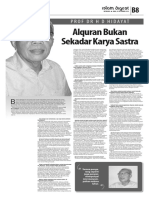 Alquran Bukan Sekedar Karya Sastra