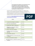 Lineamientos para Trabajo de Grado