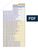 CS Time Table List of Courses (Fall 2019) V 1.3