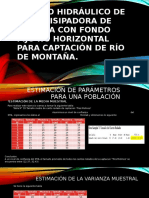 Modelo Hidráulico de Poza Disipadora de Energía