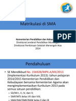 Matrikulasi di SMA