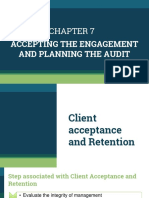 Accepting The Engagement and Planning The Audit