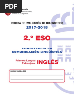 Inglés: Prueba de Evaluación de Diagnóstico