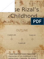 Jose Rizal's Childhood