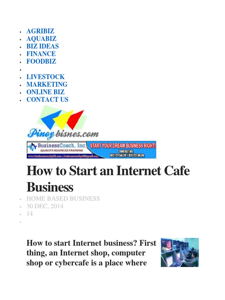 How To Start An Cafe Business PDF Access