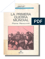 Pierre Renouvin  - La Primera Guerra Mundial  - 1990 - 56 pág.PDF