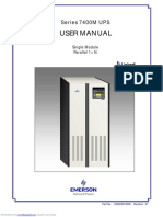 User Manual: Series 7400M UPS
