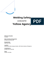 Welding Safety Report Format