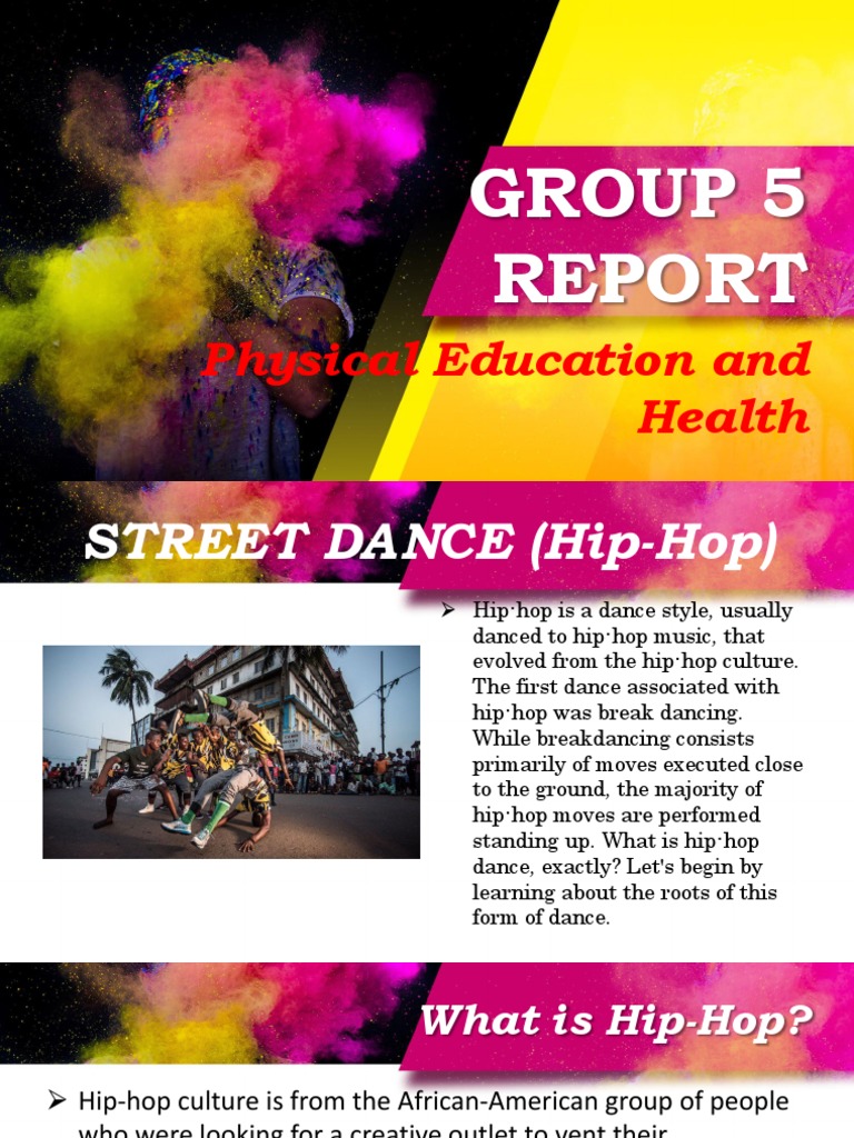 GROUP 5 PE & Health PDF | PDF | Hip Hop | Dances