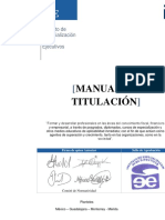 Procesos de Titulación