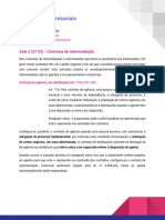 Contratos empresariais: agência, distribuição e representação