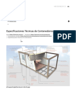 Especificaciones Técnicas de Contenedores