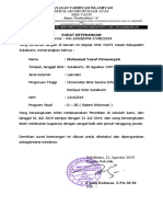 Surat Keterangan Penelitian - M. Yusuf Firmansyah - BSI