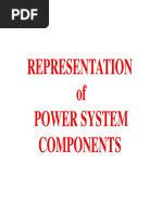 Representation of Power System Components 2 and Faults