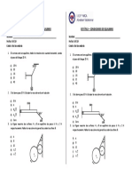 Actividad - Estática Condicion de Equilibrio - Física - 4to - 3 Bim