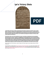 Piye Victory Stela PDF