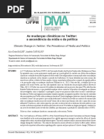 As mudancas climaticas no twitter