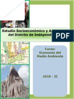 Estudio Socioeconómico y Ambiental del Distrito de Independencia