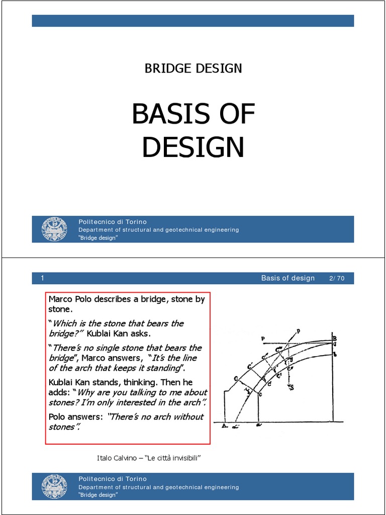 Les 02 Basis of Design | PDF | Bridge | Crane (Machine)