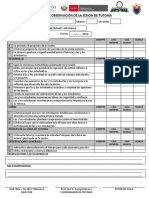 Ficha de Monitoreo de Tutoria