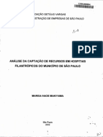 Analise de Captação de Recursos em Hospitais