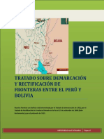 Tratado Sobre Demarcación y Rectificación de Fronteras Entre El Perú y Bolivia
