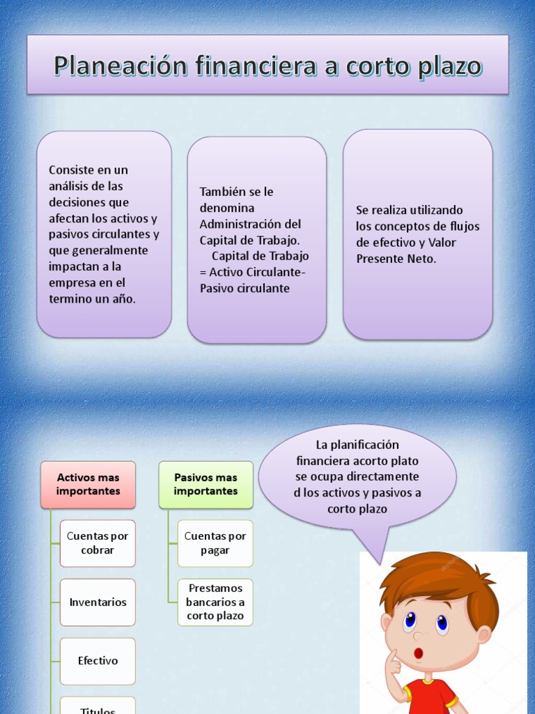 Análisis de la planeación financiera a corto plazo y sus herramientas ...