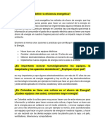 Definición eficiencia energética ahorro energía hogares