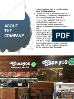 Consumer Behaviour Presentation On Chaayos