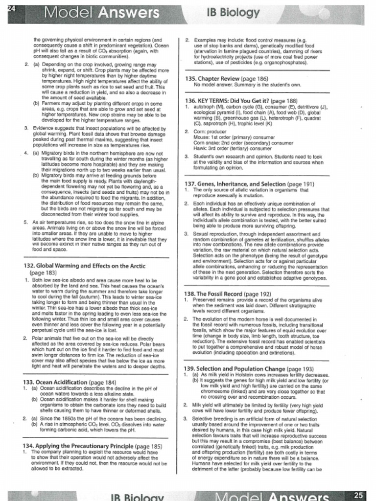 Biozone - Evolution ANSWERS | PDF
