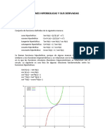 Funciones Hiperbolicas y Sus Derivadas