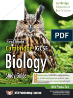 IGCSE Biology Sample