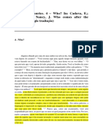 Blanchot, Maurice. 4 - Who. In. Cadava, E. - Connor, P. - Nancy, J. Who Comes After The Subject. (Google Tradução) - Artigo