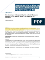 - Flor, C. O Esteriotipo Enquanto Prática Do Discurso Colonial. Artigo.