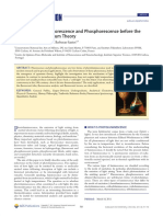 A Brief History of Fluorescence and Phosphorescence Before The Emergence of Quantum Theory