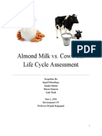 UCLA IOES - Almond Milk vs. Cow Milk Life Cycle Assessment (2016)
