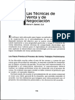 Tecnicas de Ventas y Negociacion PDF