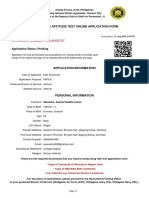 EXAMINEE NUMBER: 2019103727: Afp Service Aptitude Test Online Application Form