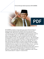 Biografi BJ HABIBIE Dan Beberapa Bukti Kejeniusan BJ HABIBIE