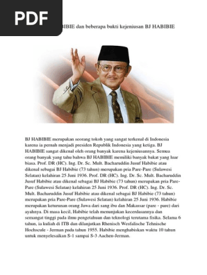 Biografi Bj Habibie Dalam Bahasa Sunda Lukisan