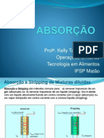 Processos de absorção e stripping