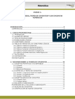 Lógica proposicional, conjuntos numéricos y operaciones básicas