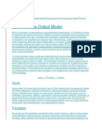 Input-Process-Output Model: Inputs