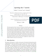 Interpreting The C-Metric