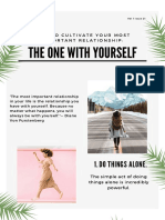 The One With Yourself: Do Things Alone. 1
