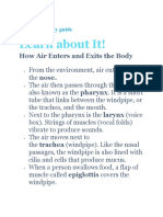 Learn About It!: How Air Enters and Exits The Body