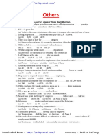 RRB Portal Fill in the Blanks and True/False Questions