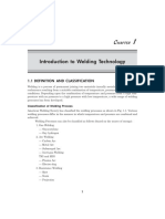 Introduction To Welding Technology: 1.1 Definition and Classification