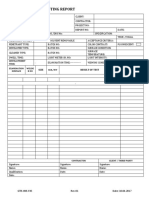 Liquid Penetrant Testing Report: Size Result of Test Accept / Reject